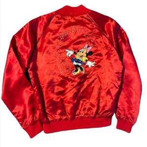 Vintage Minnie Mouse Satin Jersey Jacket